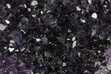 Dark Purple Amethyst Heart - Uruguay #173236-1